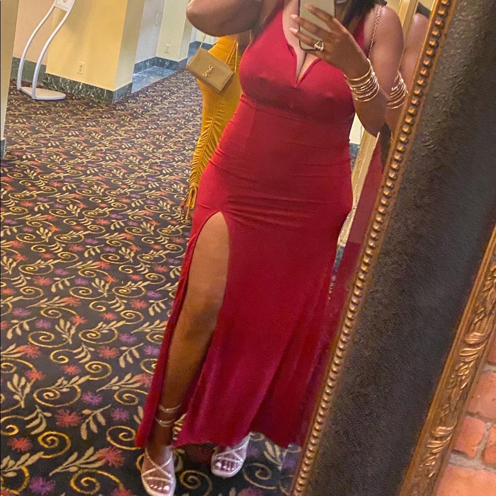 Red dress